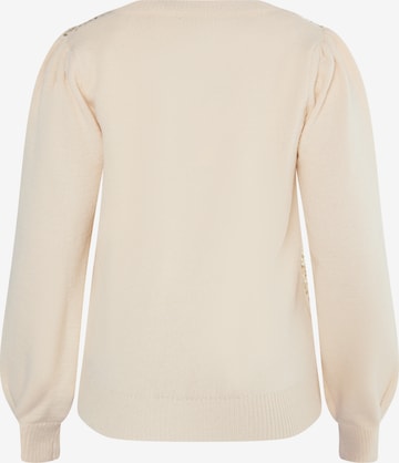 usha BLACK LABEL Pullover 'Nowles' in Beige