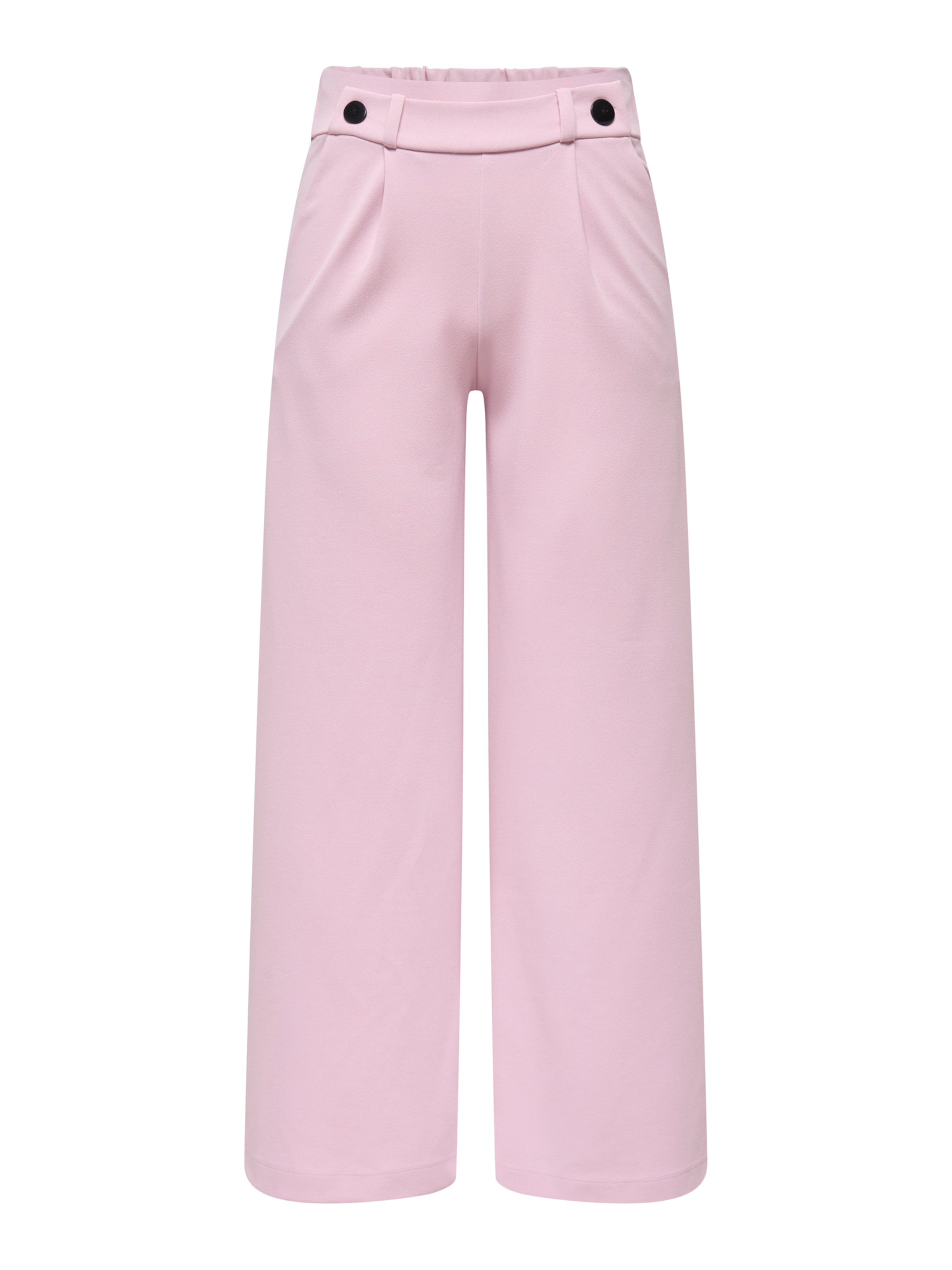 JDY Wide leg Pleat-front trousers 'JDYGeggo' in Pink: front