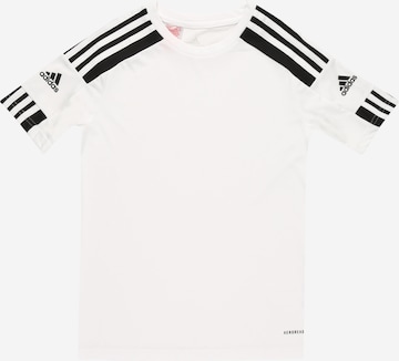 ADIDAS PERFORMANCE - Camiseta funcional 'Squadra 21' en blanco: frente