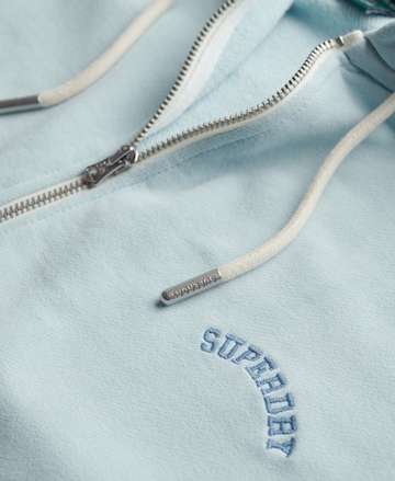 Superdry Sweatvest 'Essential' in Blauw