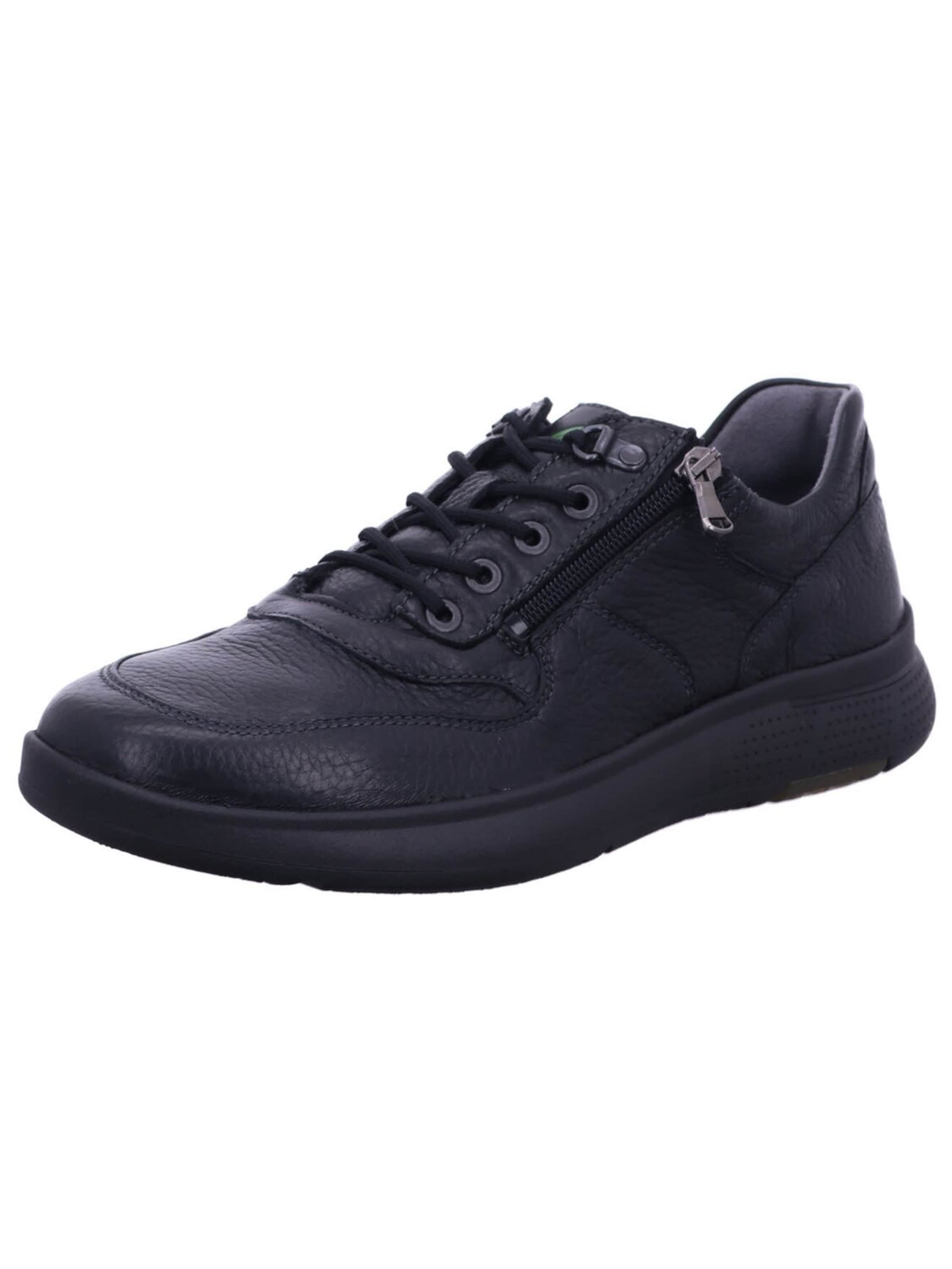 WALDLÄUFER - Zapatillas deportivas bajas 'Sportlicher Schnürschuh Herren 984007-199 001 Echtleder in schwarz' en azul: frente