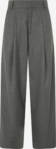 Pepe Jeans Wide Leg Bügelfaltenhose 'DEMI' in Grau: Vorderseite