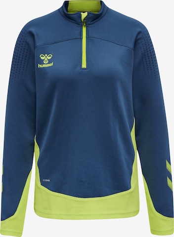 Hummel Training Jacket in Blue: front