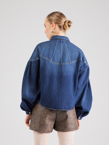 WRANGLER Pluus, värv sinine: tagant vaates