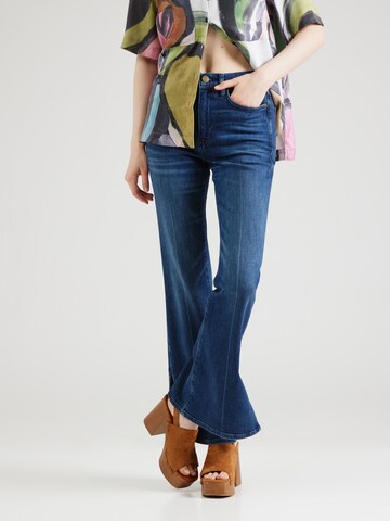 FRAME Flared Jeans 'LE EASY' in Blauw: voorkant