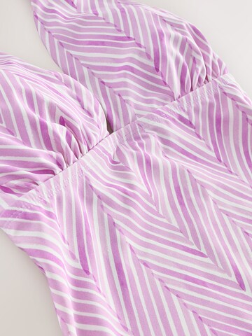 Triangle Haut de tankini Next en violet