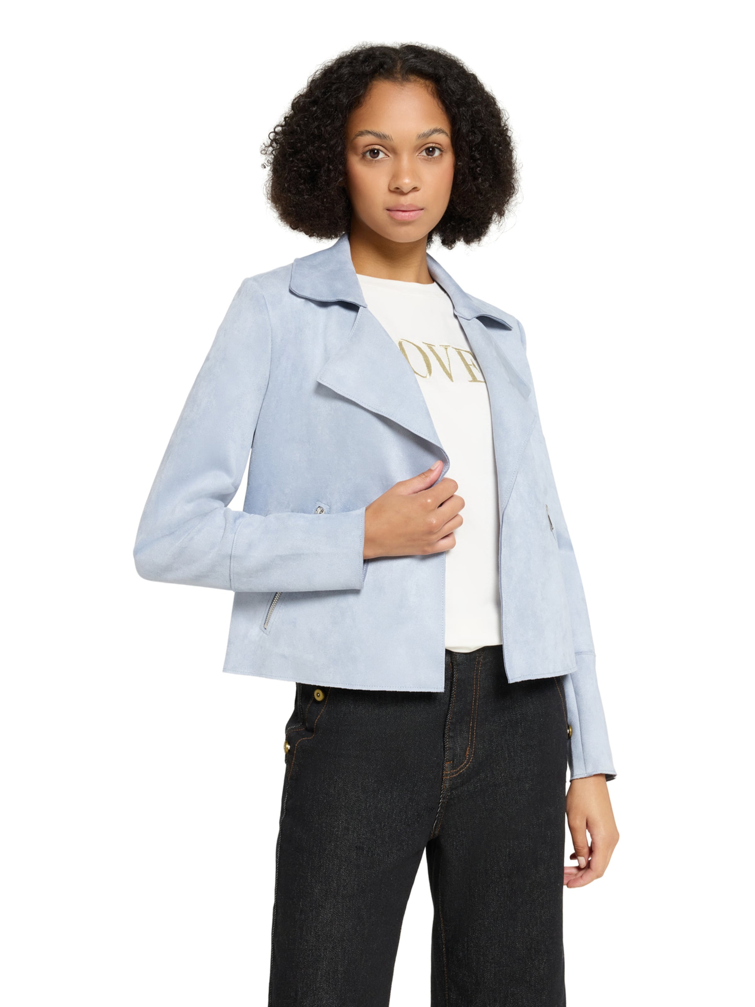 Cartoon Blazers in Blauw: voorkant