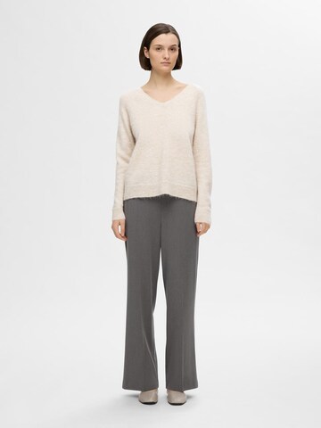 SELECTED FEMME - Jersey 'LULU' en beige