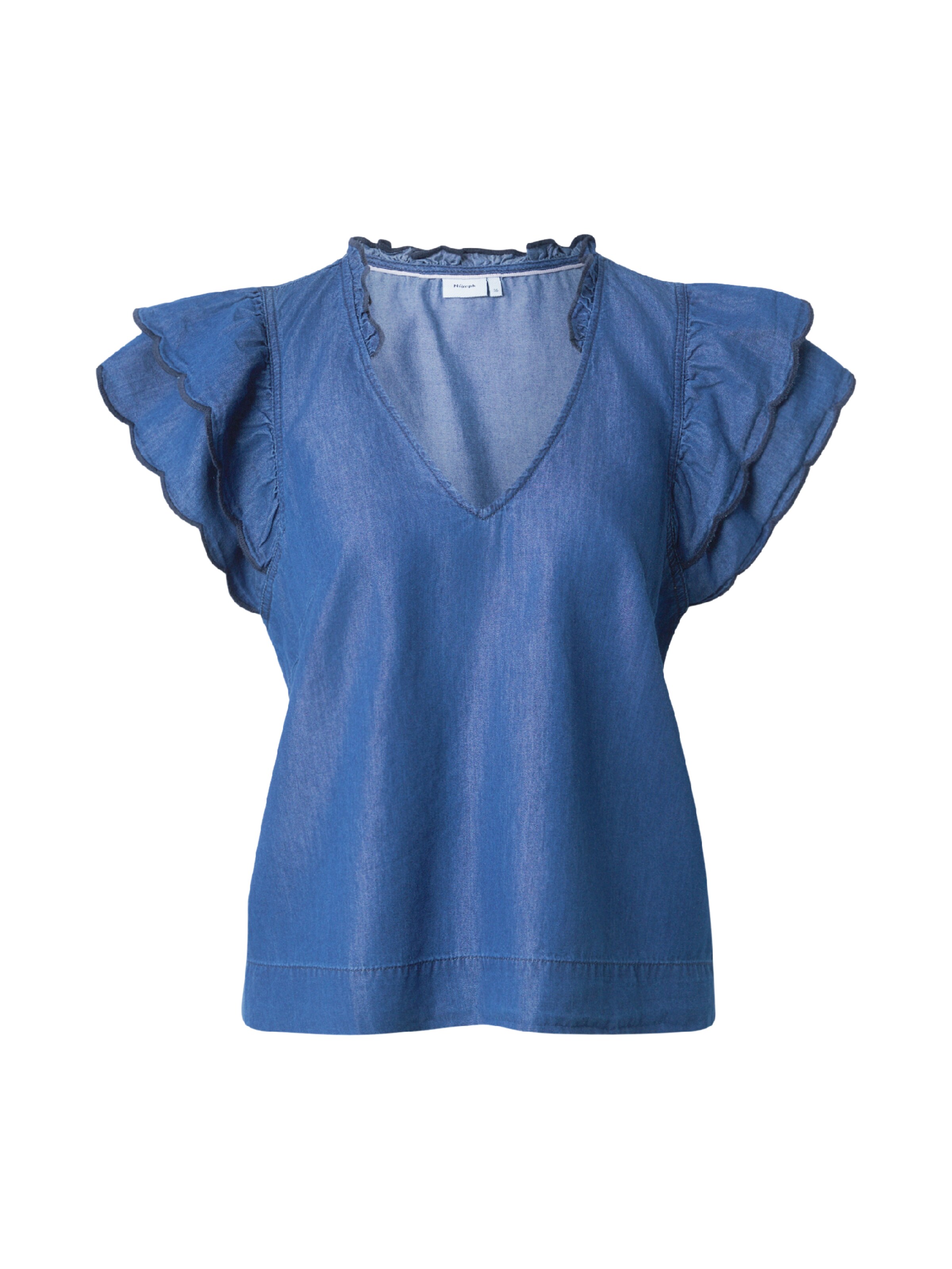 NÜMPH Bluza 'PHILLY' v velikosti XS  | moder denim barva, Prikaz izdelka