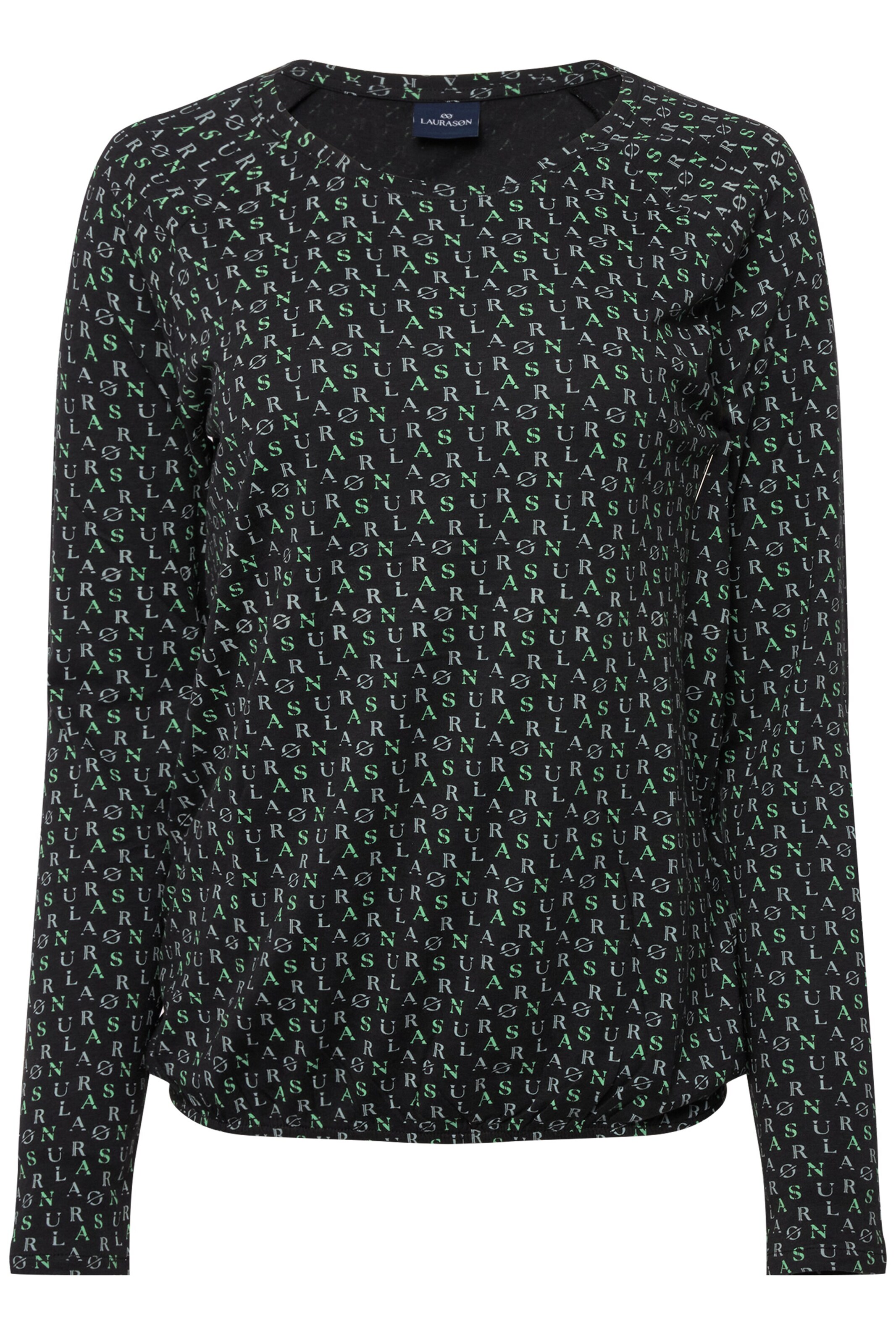 LAURASØN Shirt in Zwart: voorkant