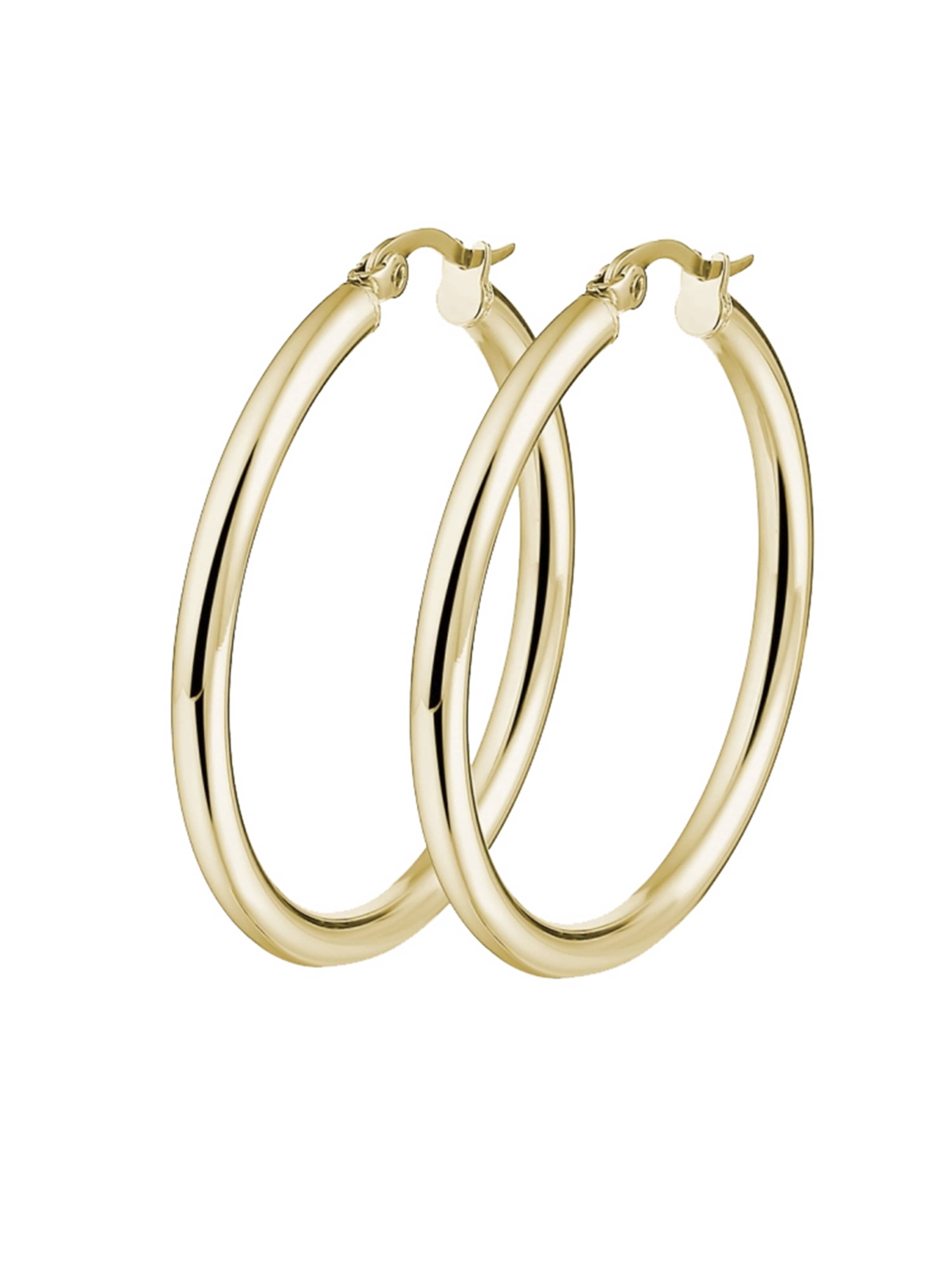 Lucardi Oorbellen in Goud: voorkant