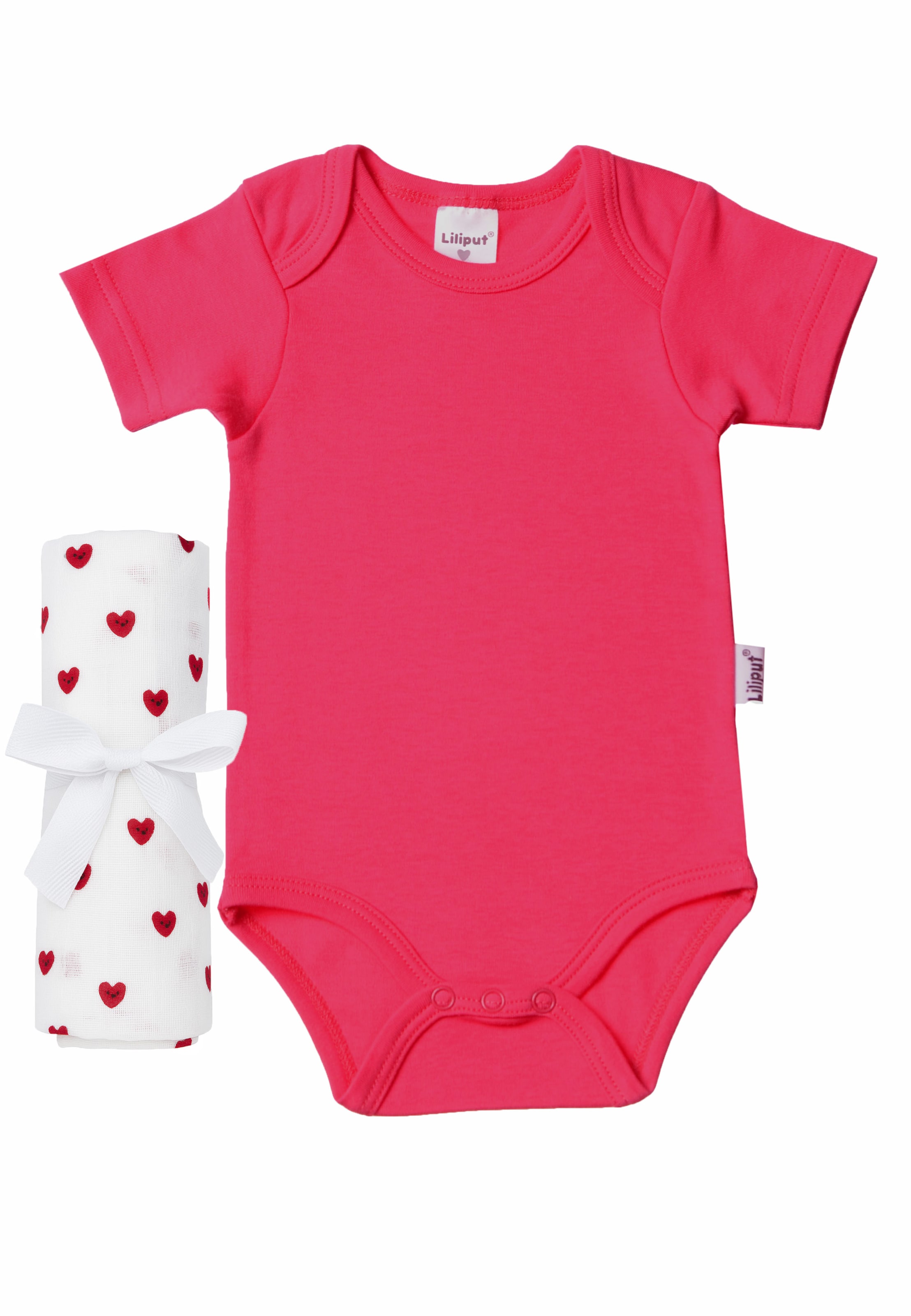 LILIPUT Geschenkset 'Herzchen' in Pink: Vorderseite