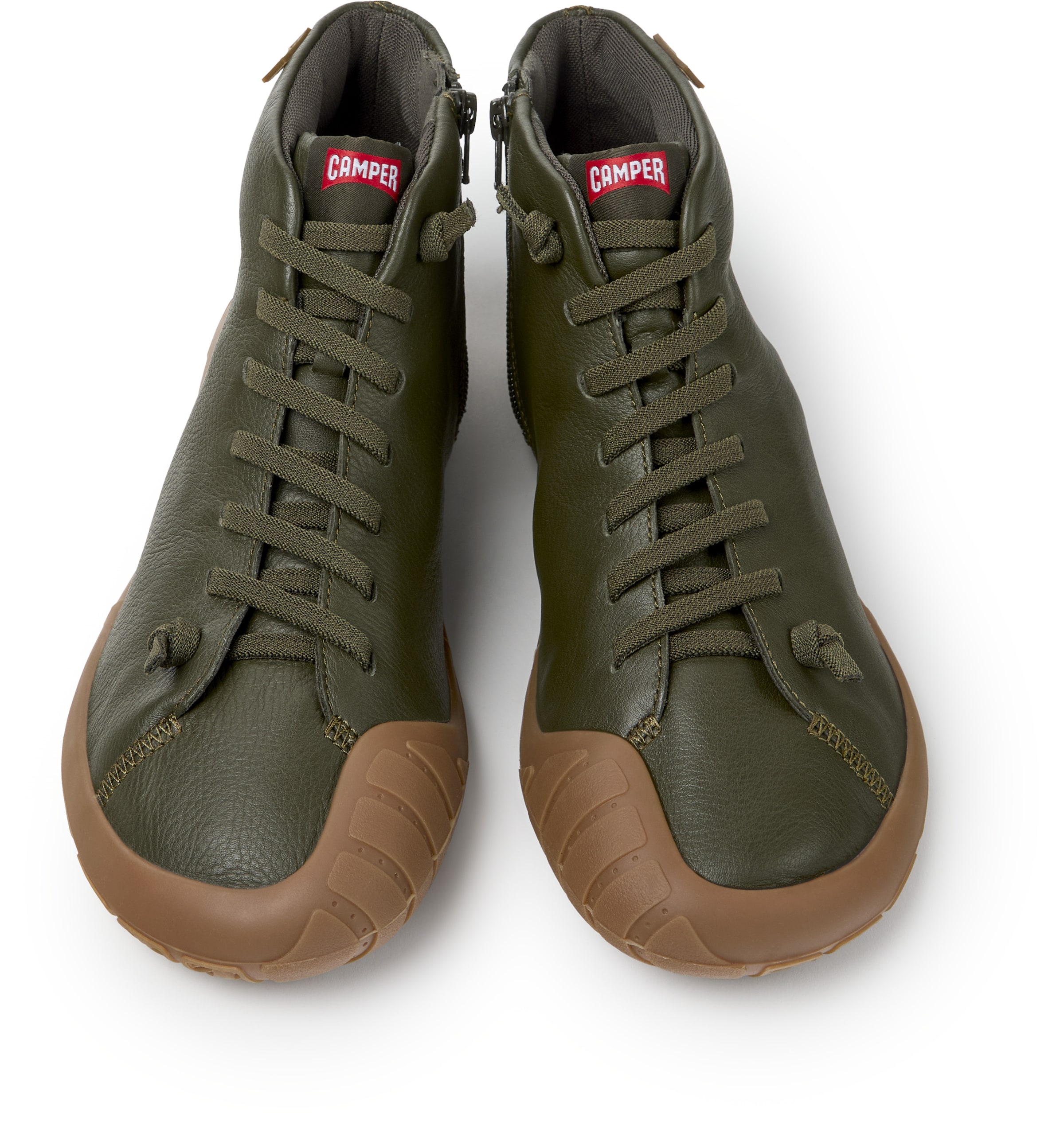 Sneaker alta ' Peu Path+ ' di CAMPER in verde
