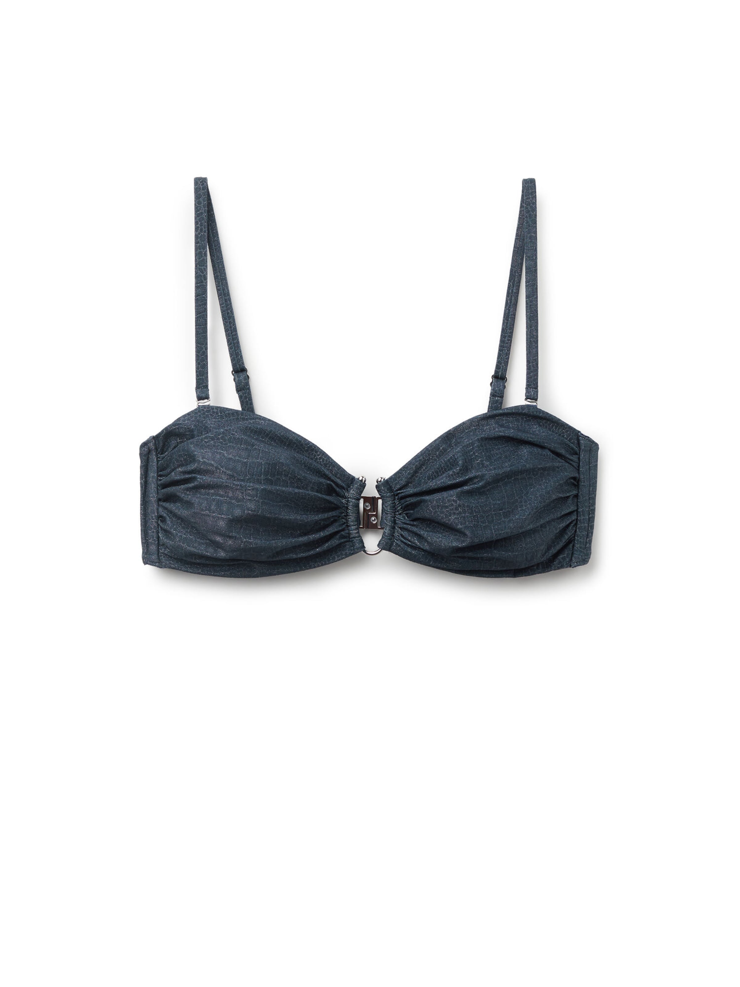 CALZEDONIA Bandeau Bikinitop in Blau: Vorderseite