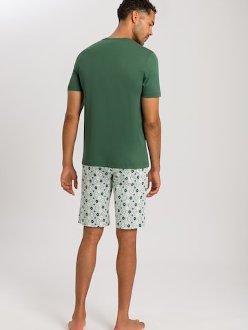 Hanro Short Pajamas ' Night & Day ' in Green