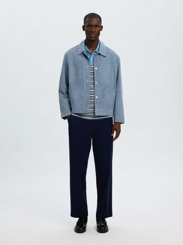 SELECTED - Chaqueta de entretiempo en azul