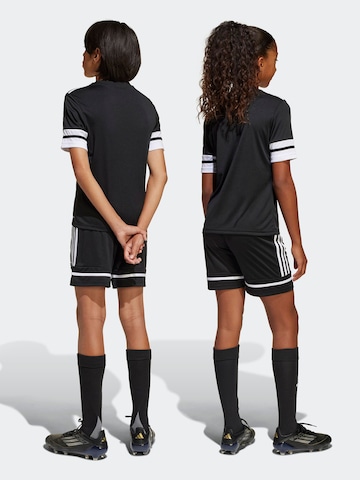 juoda ADIDAS PERFORMANCE Standartinis Sportinės kelnės 'Squadra 25'