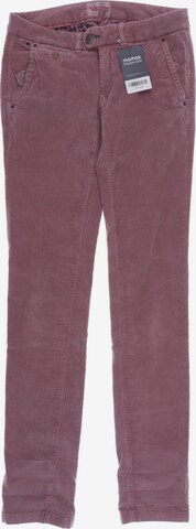 Tommy Jeans Stoffhose XS in Pink: predná strana