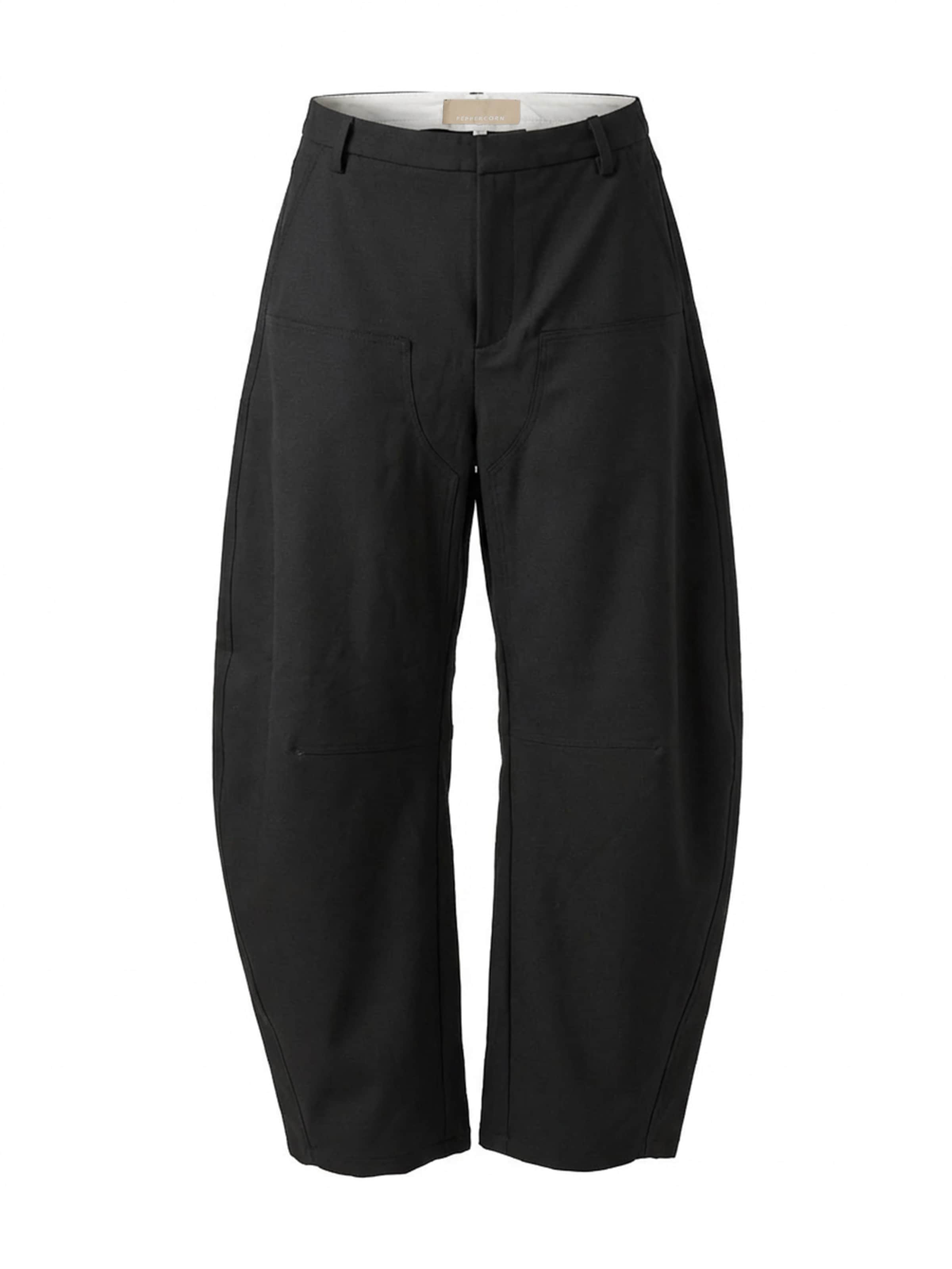 Barrel Pantaloni 'Skylar' di Peppercorn in nero: frontale
