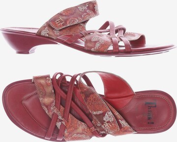 THINK! Sandals & High-Heeled Sandals in 39 in Red: front