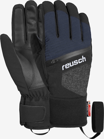 REUSCH Athletic Gloves 'Theo R-TEX® XT' in Black: front