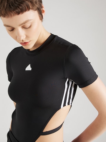 juoda ADIDAS SPORTSWEAR Sportinė glaustinukė 'Dance All-gender Bodysuit'