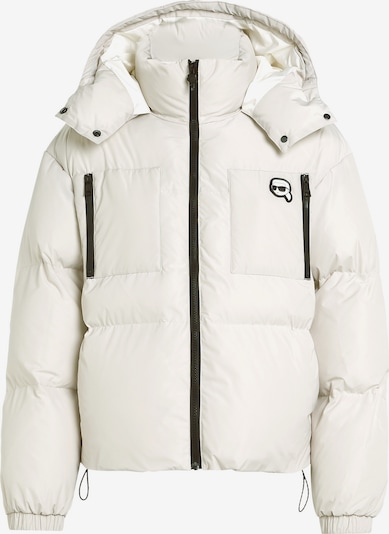 Karl Lagerfeld Zimska jakna u crna / bijela, Pregled proizvoda