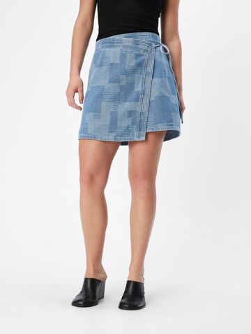 OBJECT Skirt 'YLVA' in Blue: front