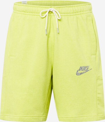 Nike Sportswear Pants 'Revival' in Green: front