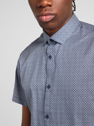 Coupe regular Chemise 'BLACARDIFF' JACK & JONES en bleu