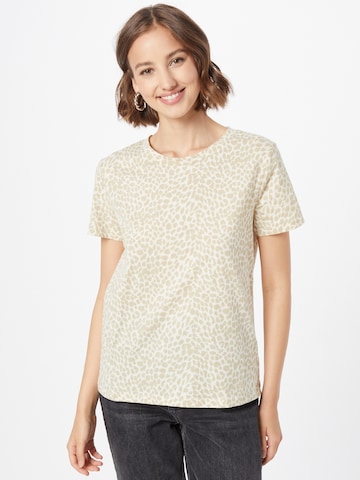 T-shirt GAP en beige : devant