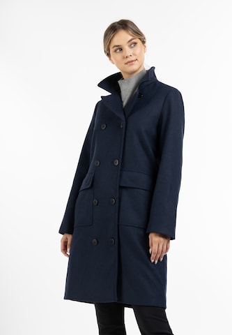 DreiMaster Klassik Between-Seasons Coat in Blue: front