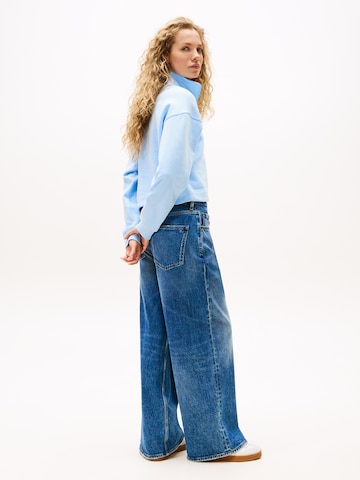 Tommy Jeans Mikina - Modrá: zadná strana