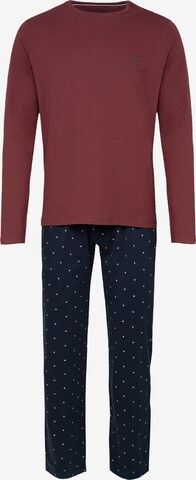 Phil & Co. Berlin Long Pajamas ' Cozy Comfort ' in Blue: front