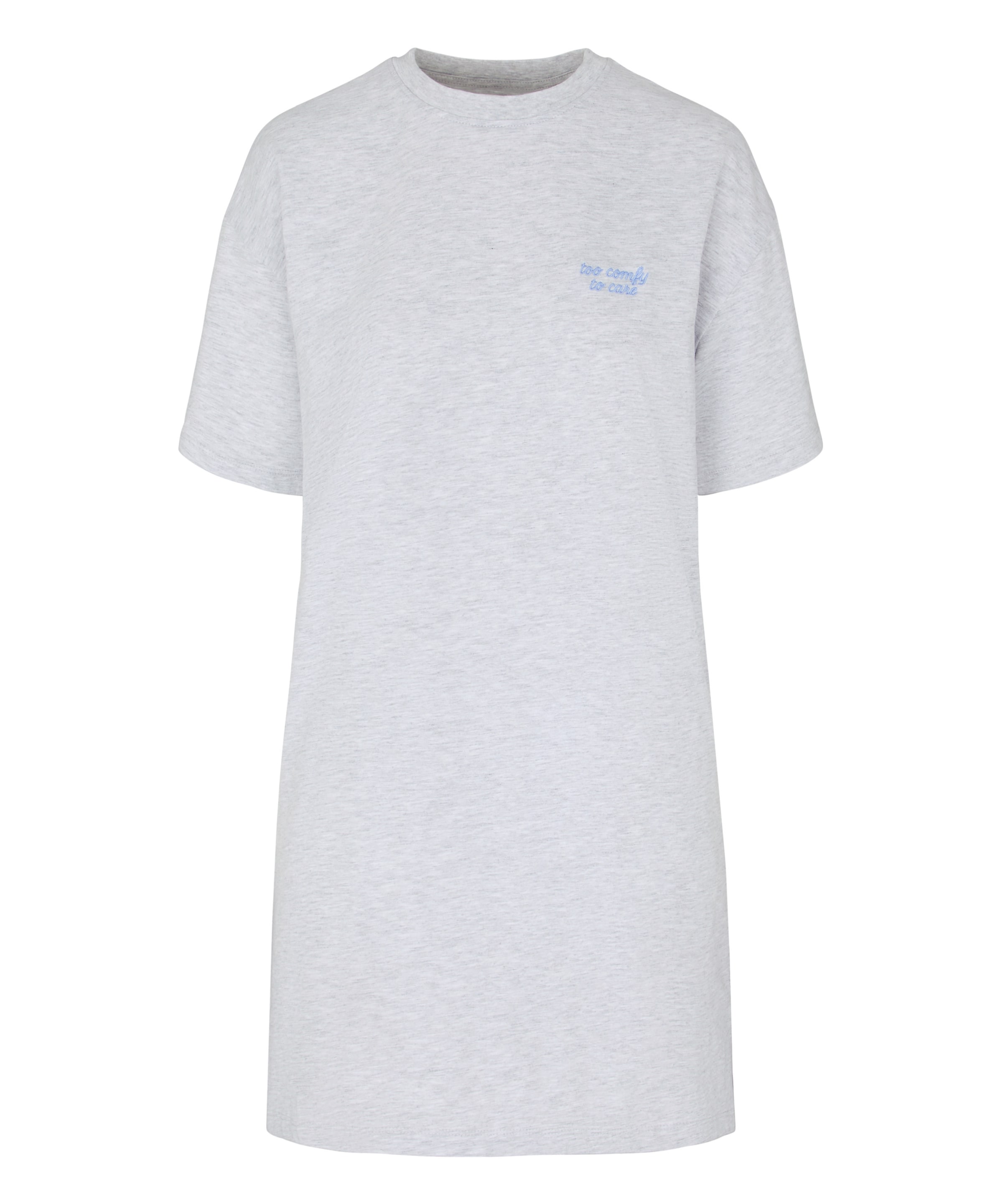 Hunkemöller Slaapshirt in Grijs: voorkant