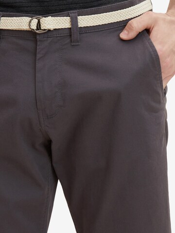 TOM TAILOR Regular Shorts in Grau