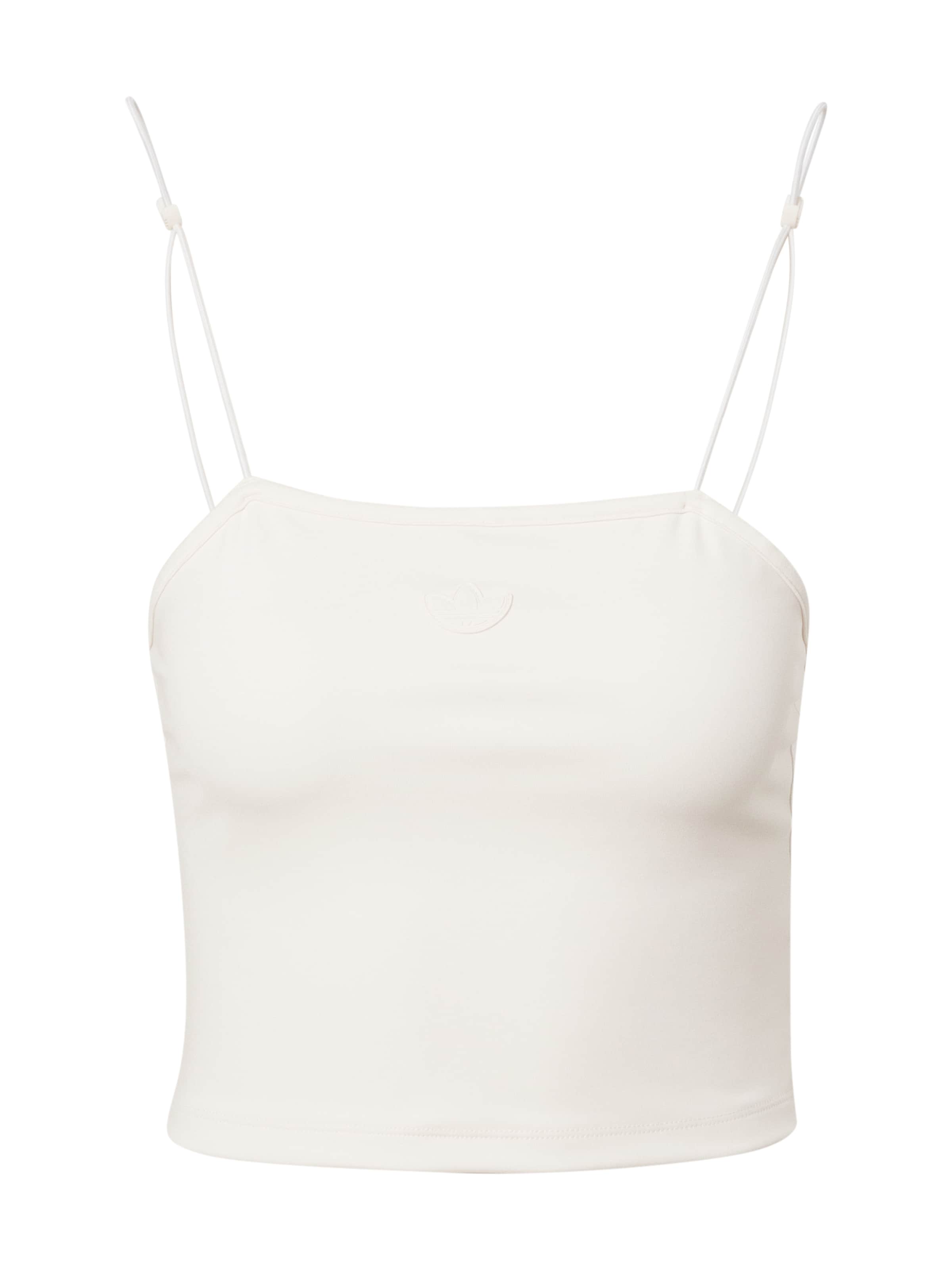 Top di ADIDAS ORIGINALS in bianco: frontale