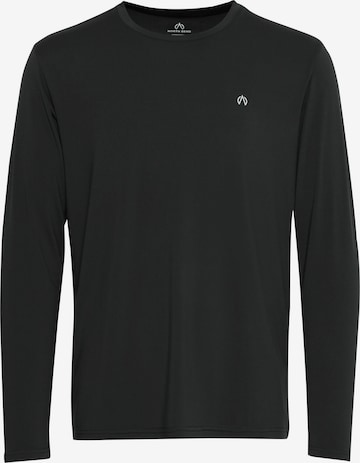 T-Shirt North Bend en noir : devant