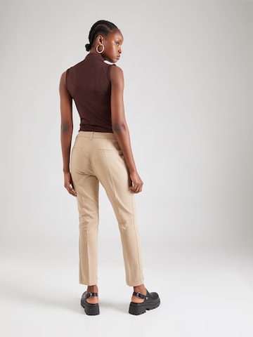 Fransa Regular Trousers with creases 'VITA TESSA' in Beige