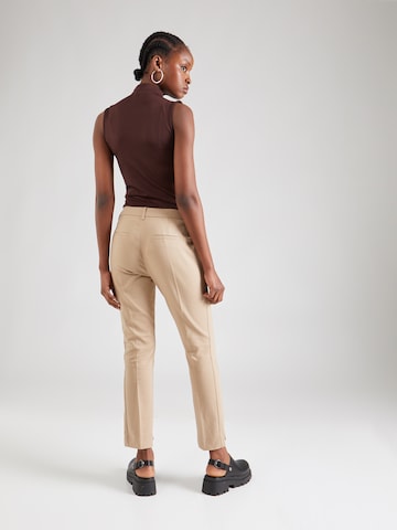 regular Pantaloni con piega frontale 'VITA TESSA' di Fransa in beige