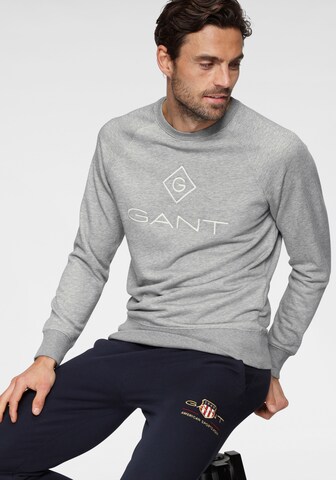 GANT Regular Fit Sweatshirt in Grau