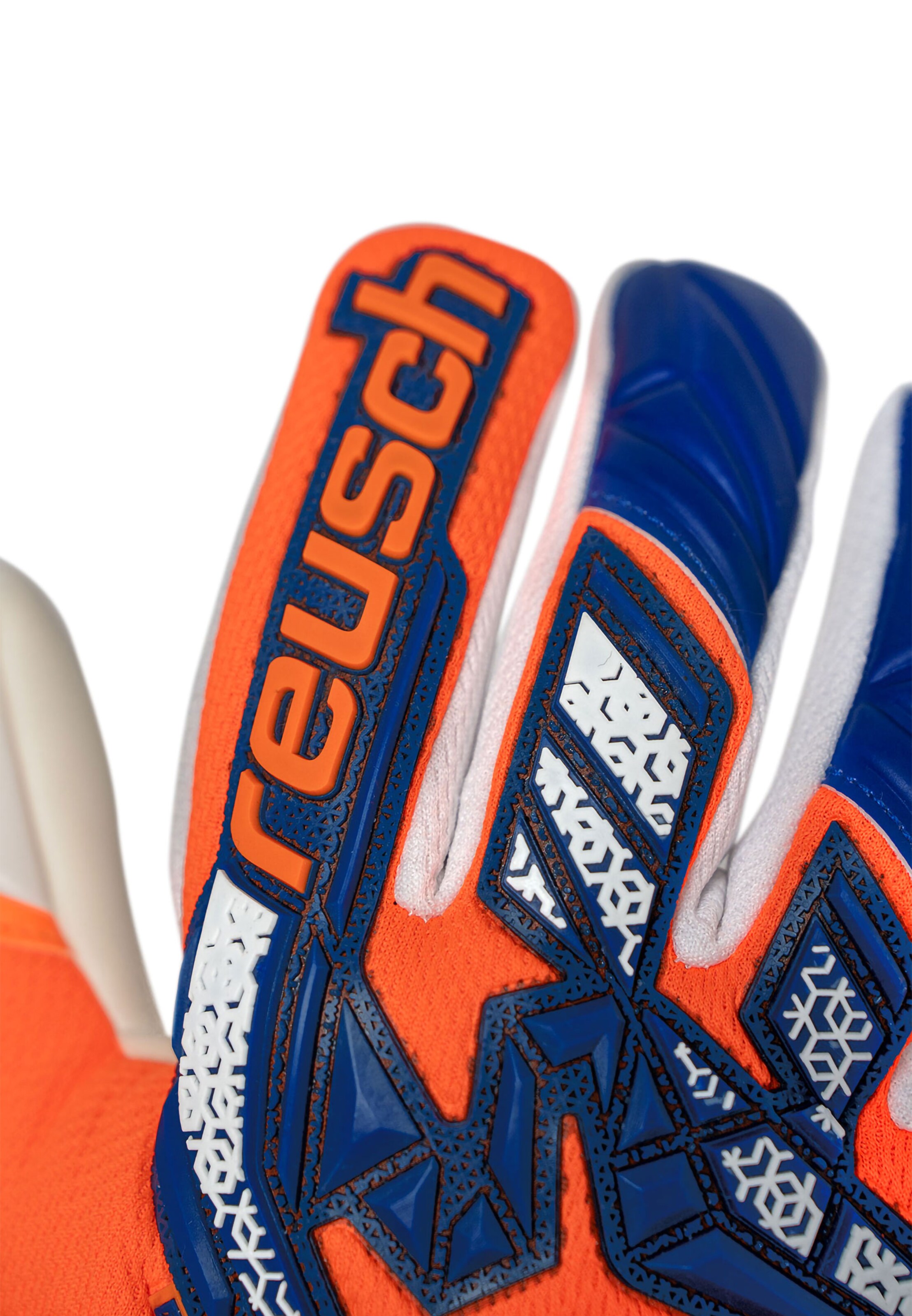 REUSCH Sports gloves 'Attrakt Freegel Gold NC' in Blue