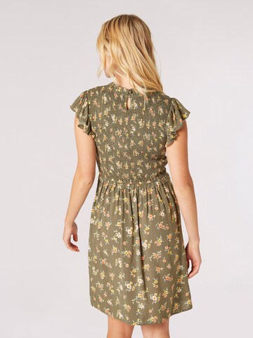 Robe ' ' Apricot en vert