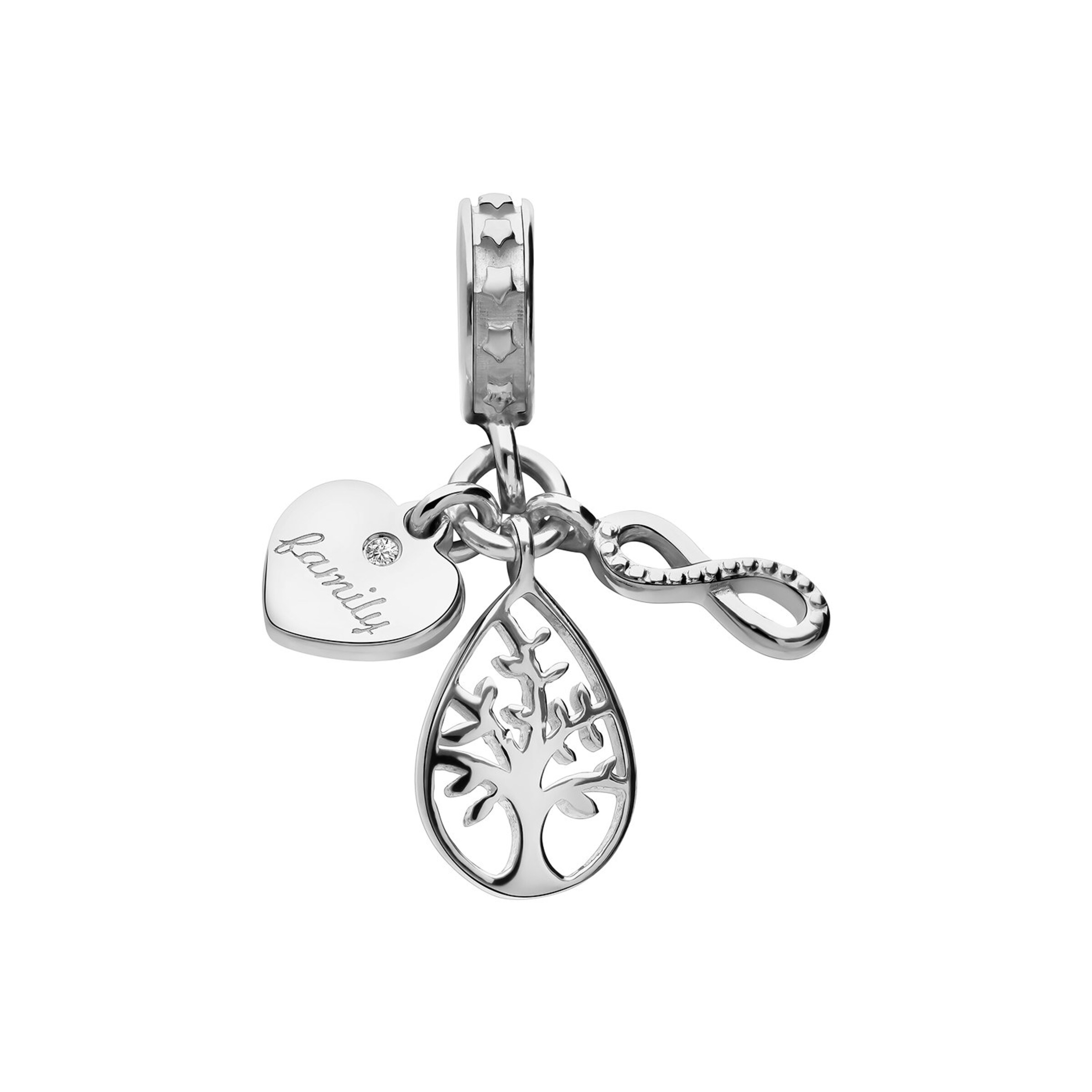 Lucardi Hangers in de kleur Zilver, Productweergave