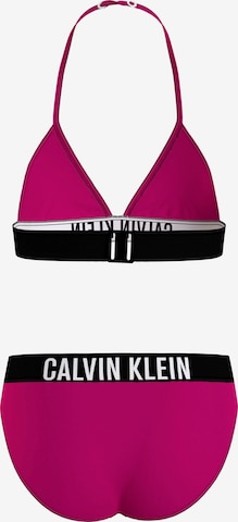 Calvin Klein Swimwear Triangle Bikini in Pink