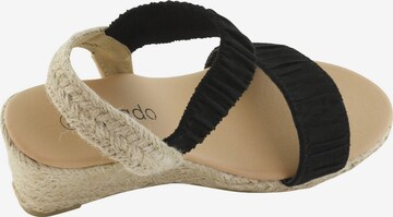 Palado Sandals 'Tristra' in Black