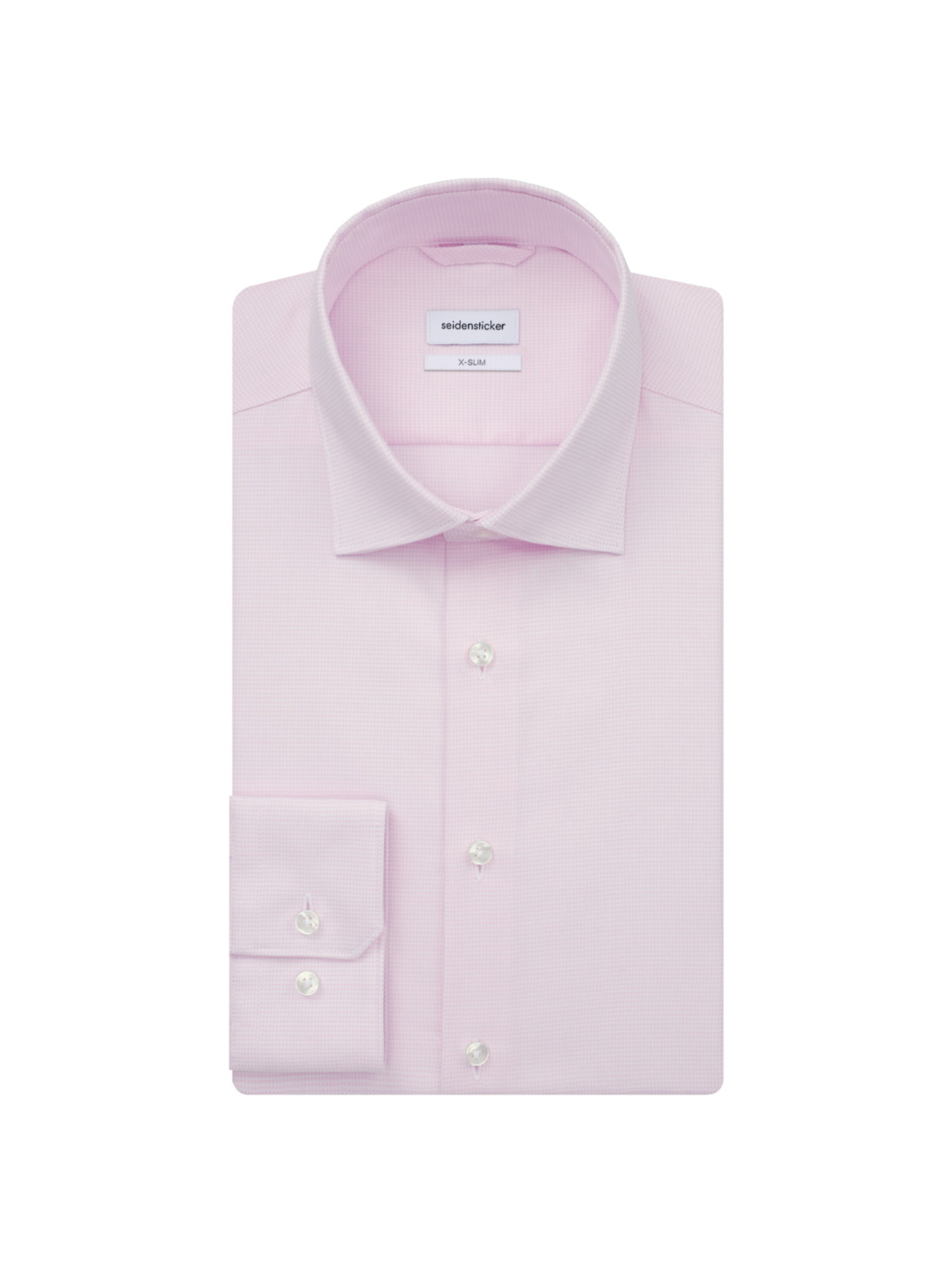 SEIDENSTICKER Slim fit Business shirt 'Schwarze Rose' in Pink