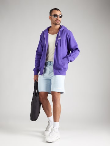 Veste de survêtement 'CLUB' Nike Sportswear en violet