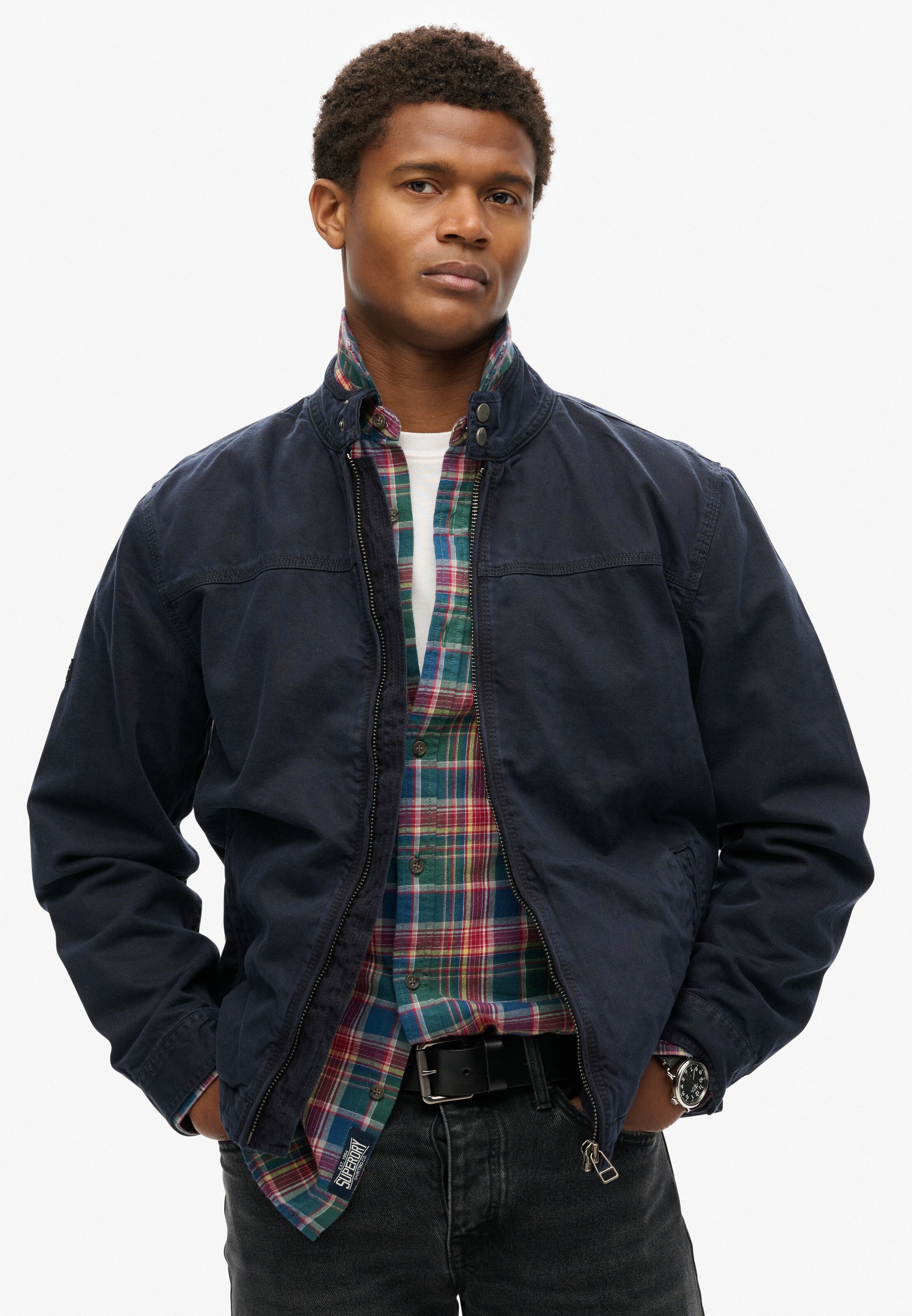 Superdry Jacke in Blau: Vorderseite