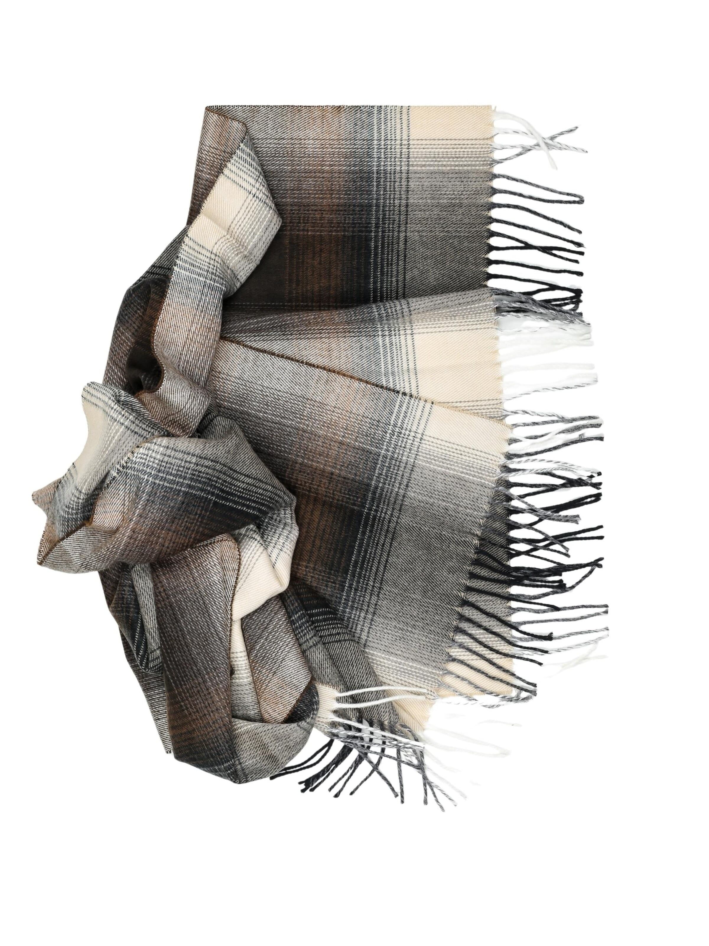 COLLEZIONE ALESSANDRO Scarf 'Manchester' in Brown